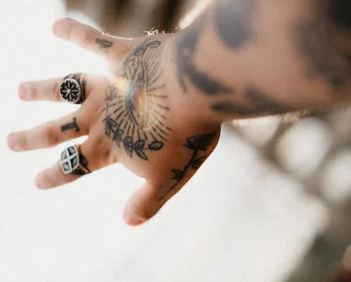 Hand tattoo